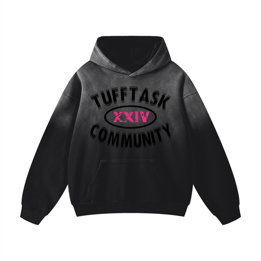 TUFFTASK Heavyweight Sunfade Oversized Hoodie
