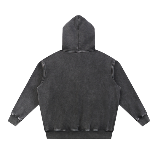 TUFFTASK Washed Fleece Oversize Hoodie