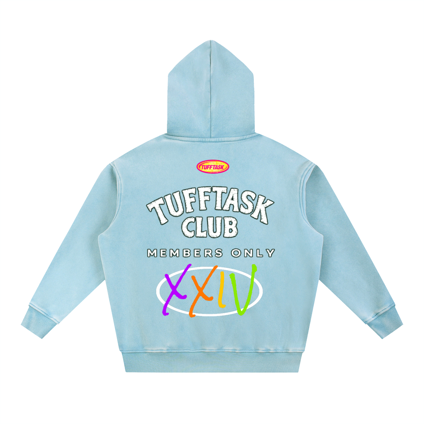 Snow Wash Fleece Oversize Hoodie