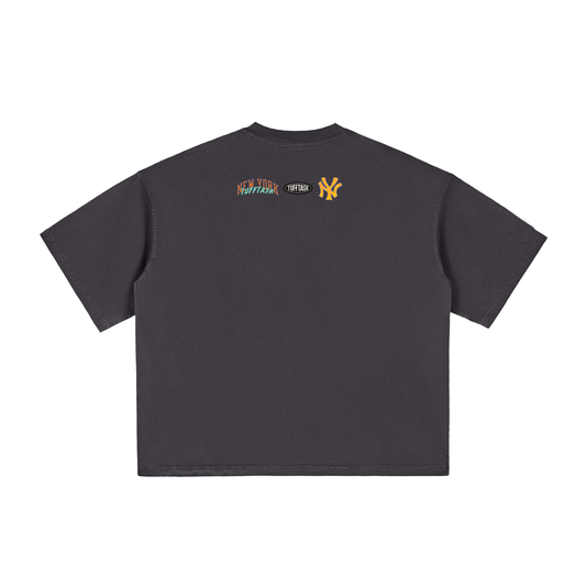 Vintage Washed Jalen Brunson mvp Boxy T-Shirt
