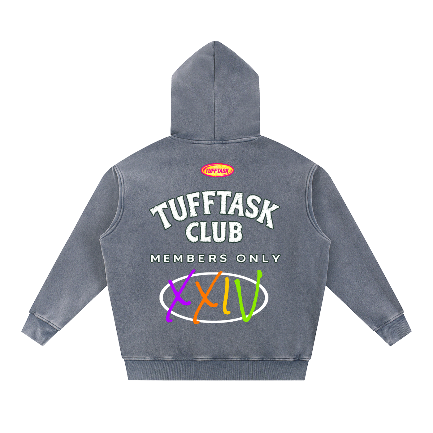 Snow Wash Fleece Oversize Hoodie