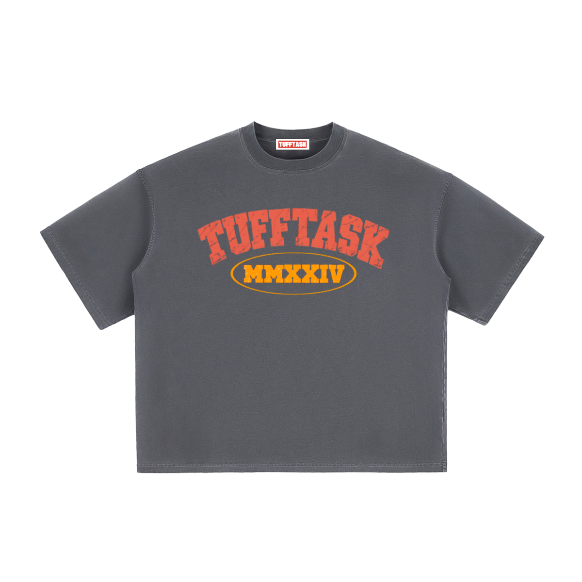 TUFFTASK Vintage Washed Boxy T-Shirt