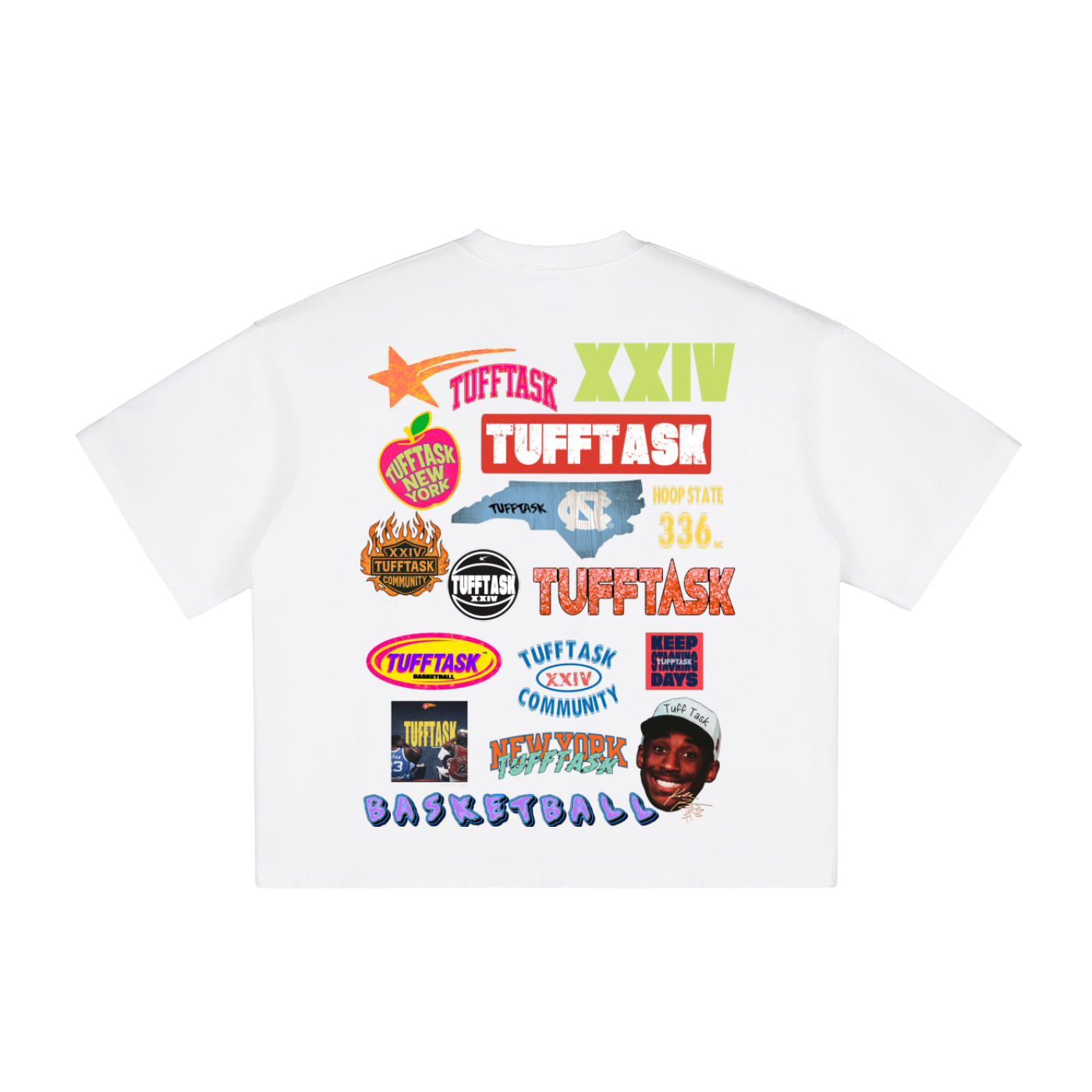 TUFFTASK Vintage Washed Boxy T-Shirt