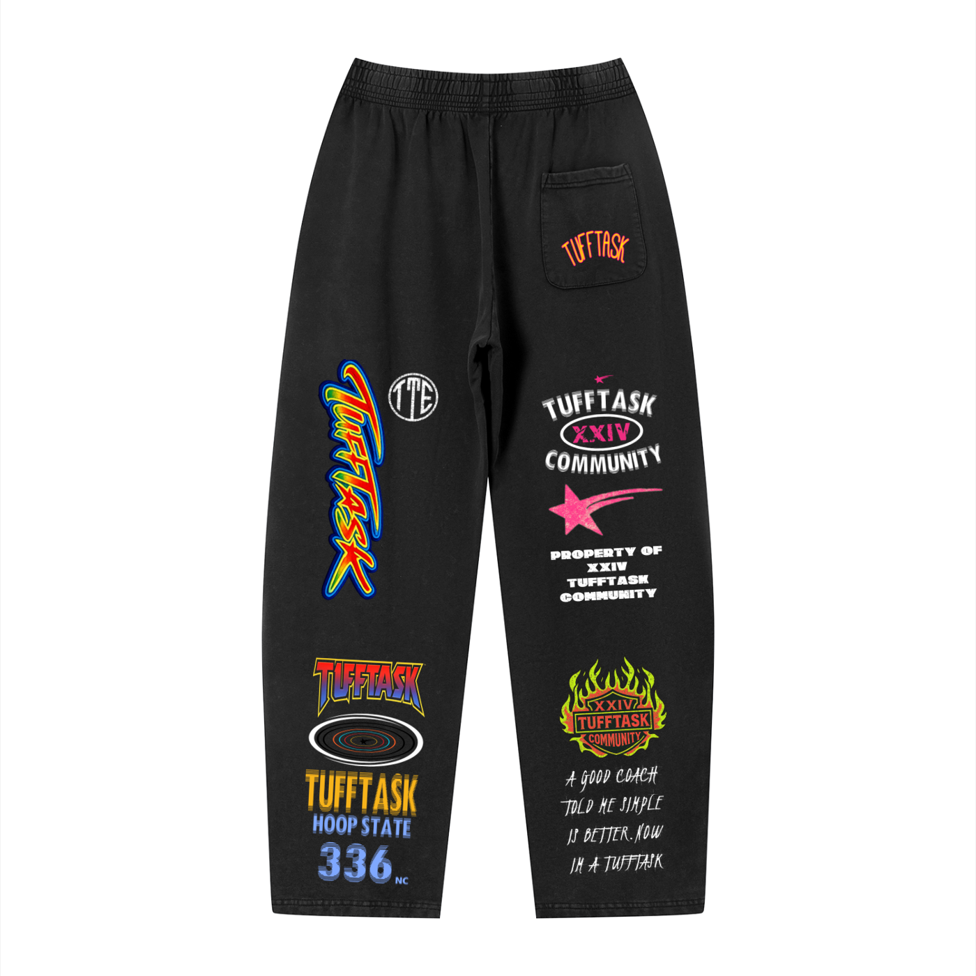 Unisex Vintage Wash Loose Sweatpants