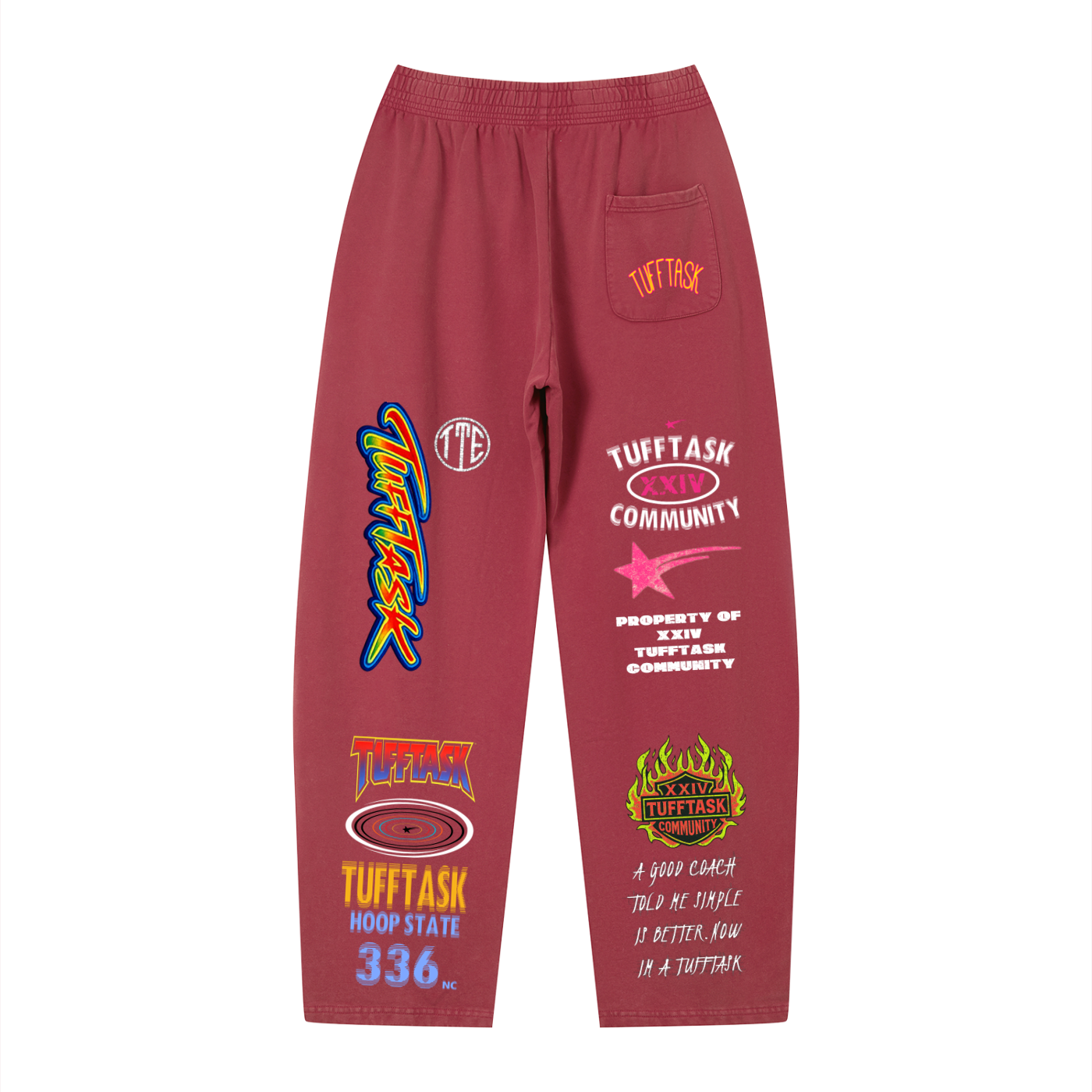 Unisex Vintage Wash Loose Sweatpants