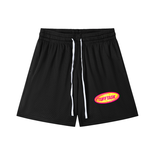 Mesh Drawstring Shorts