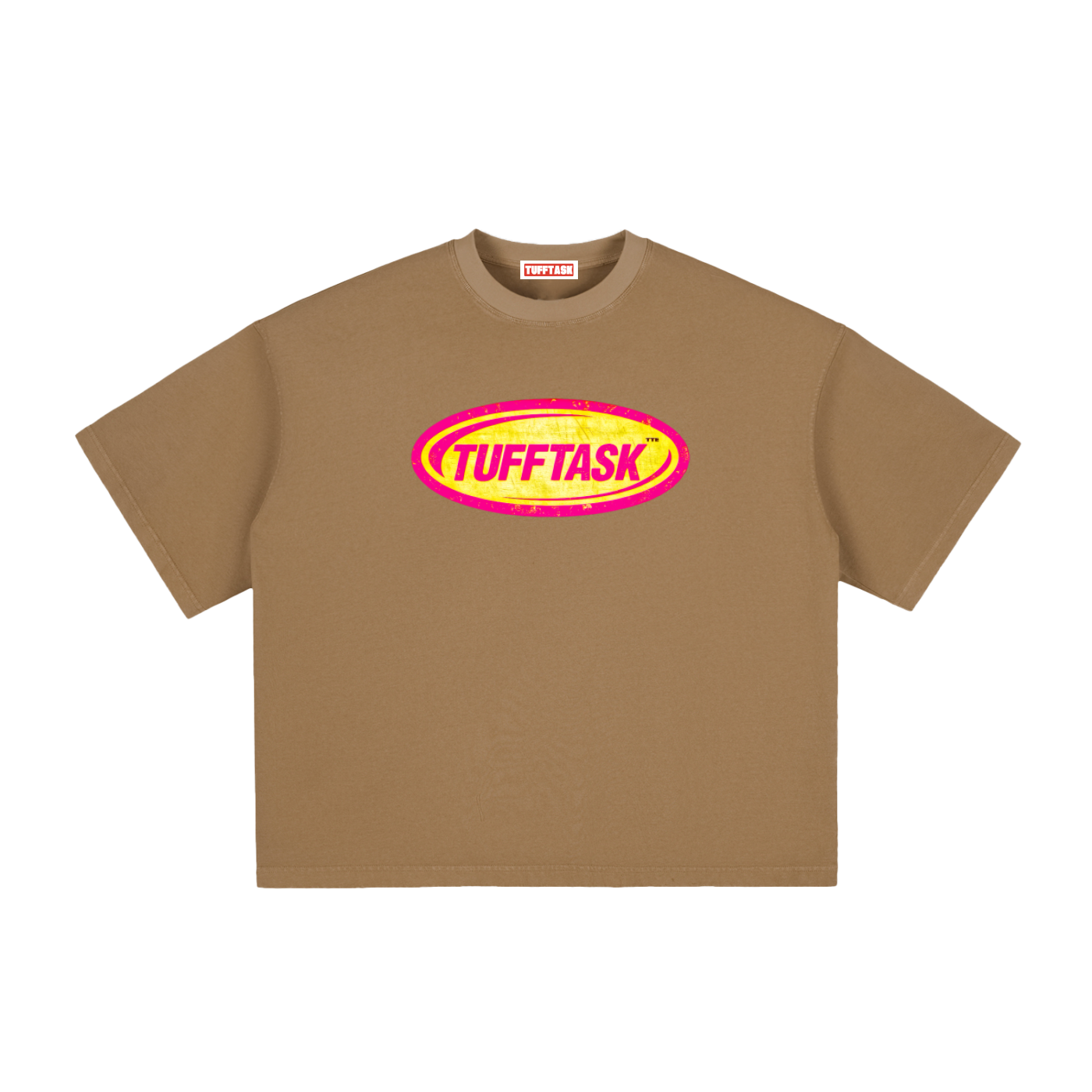TUFFTASK Vintage Washed Boxy T-Shirt