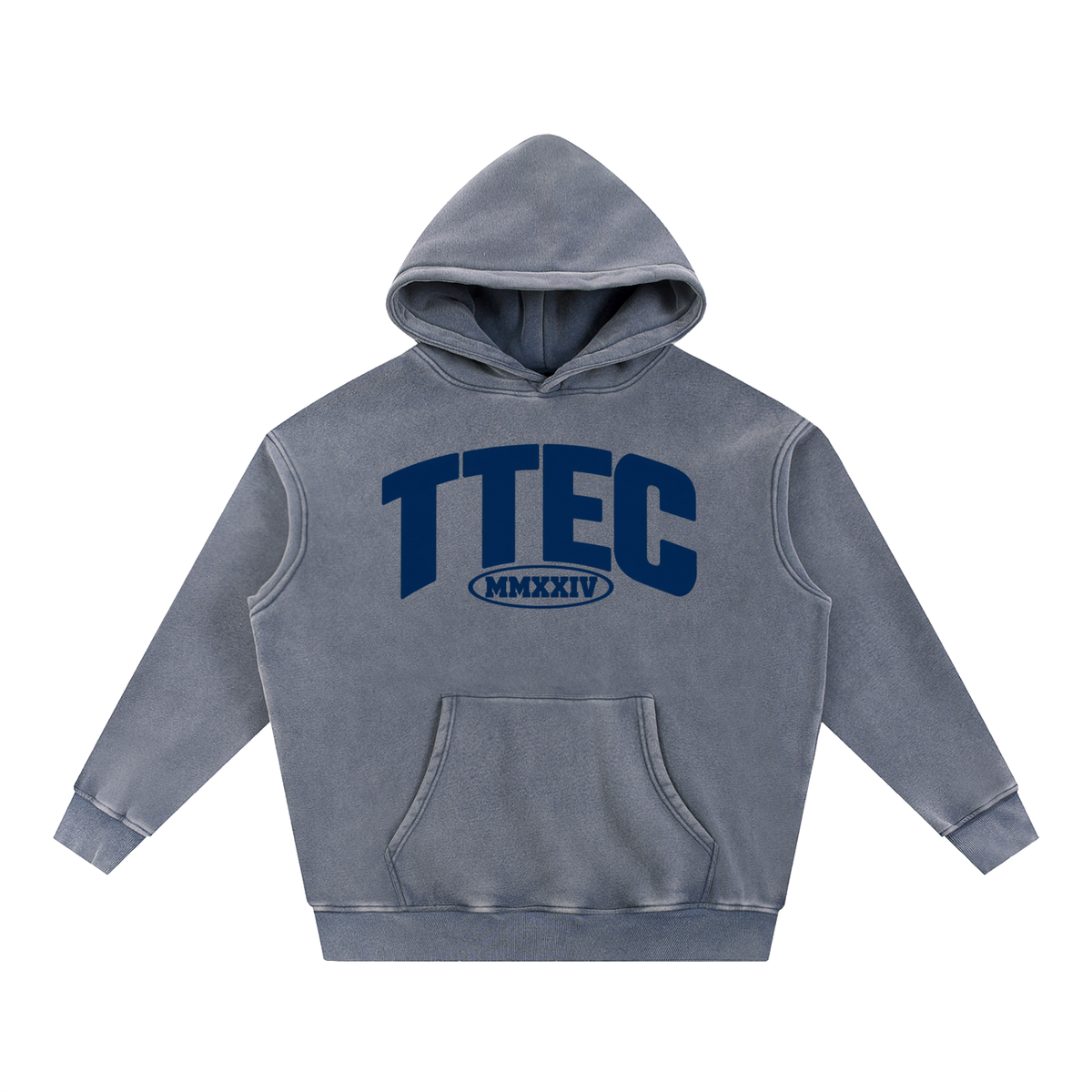 TUFFTASK Washed Fleece Oversize Hoodie