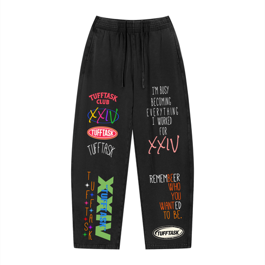 Unisex Vintage Wash Loose Sweatpants