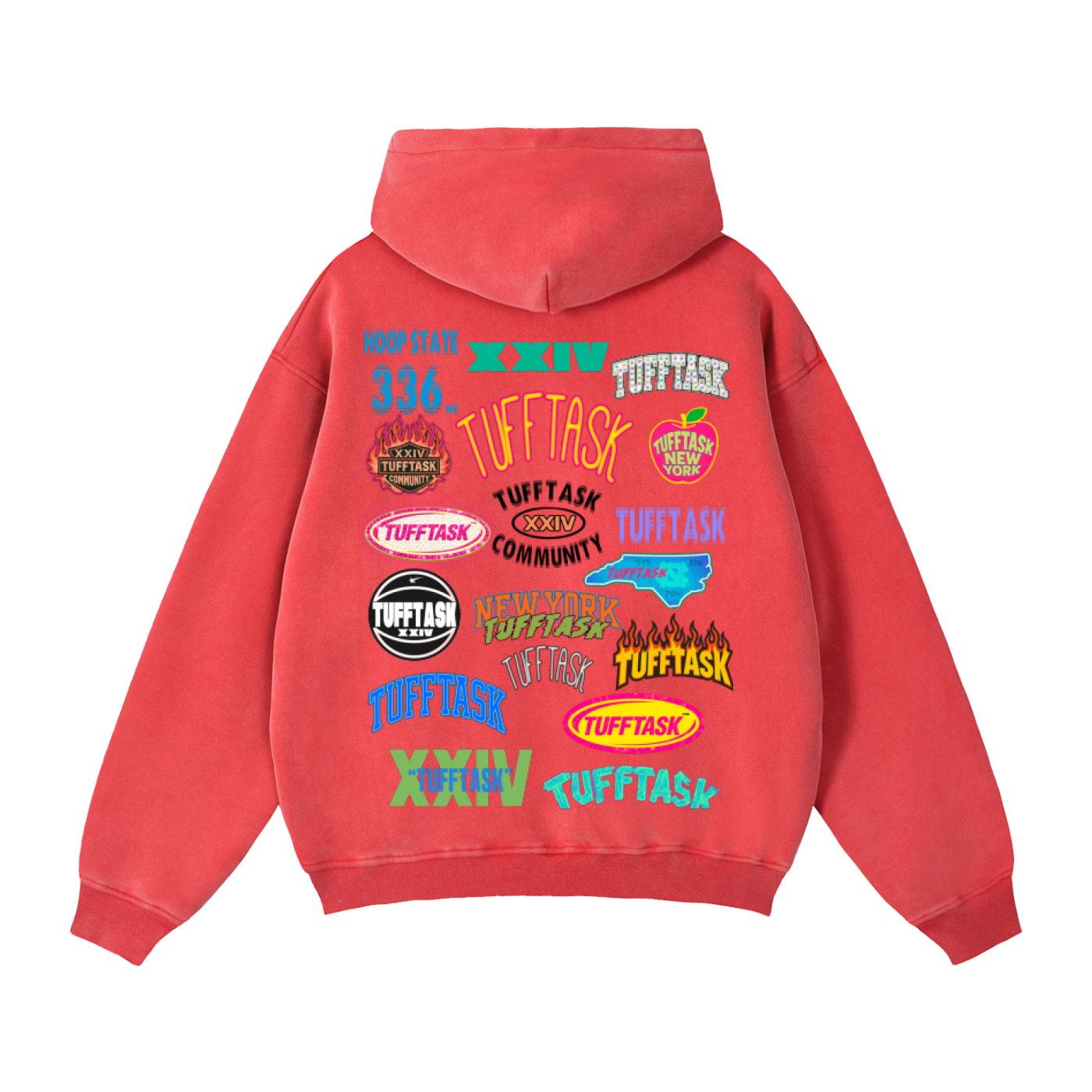 Zip-Through Boxy Fleece Hoodie