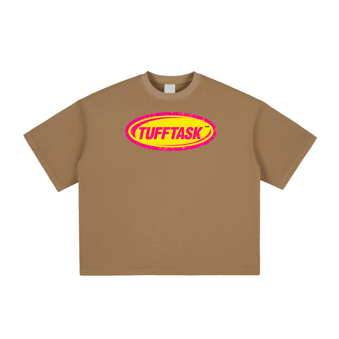 TUFFTASK Vintage Washed Boxy FIT T-Shirt