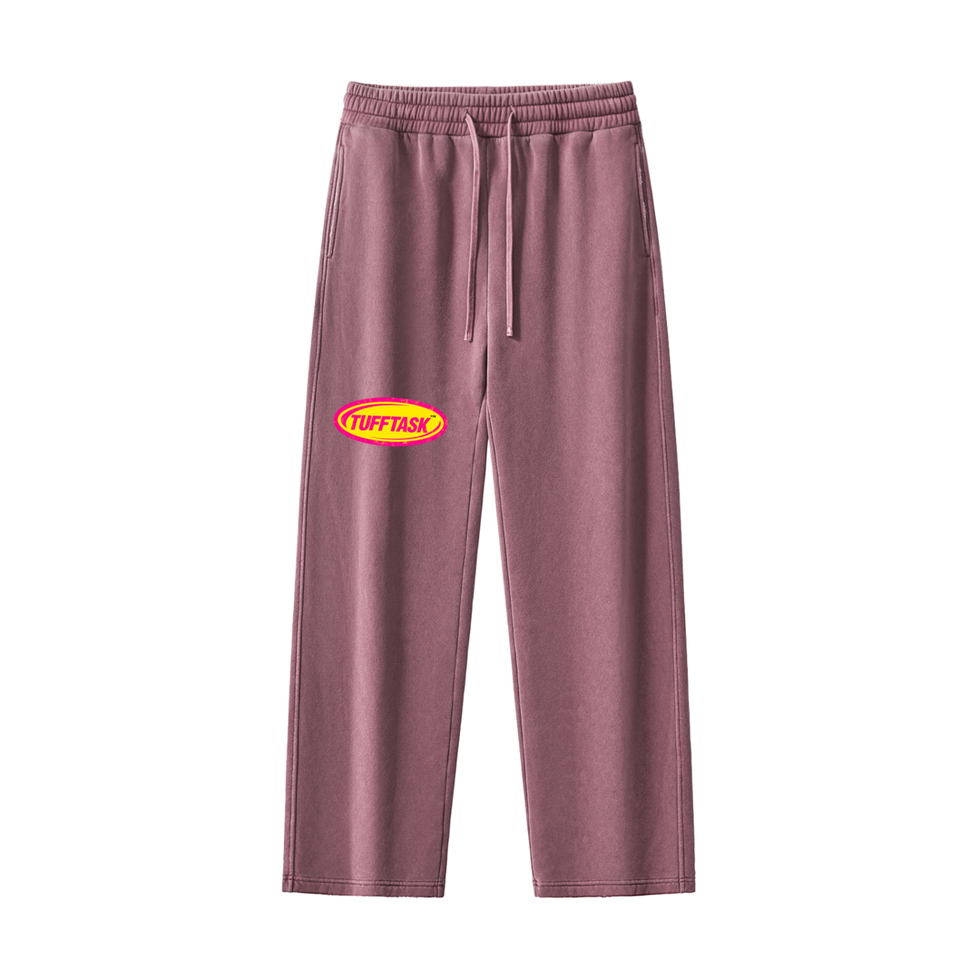 Frayed Enzyme Washed Fleece Sweatpants