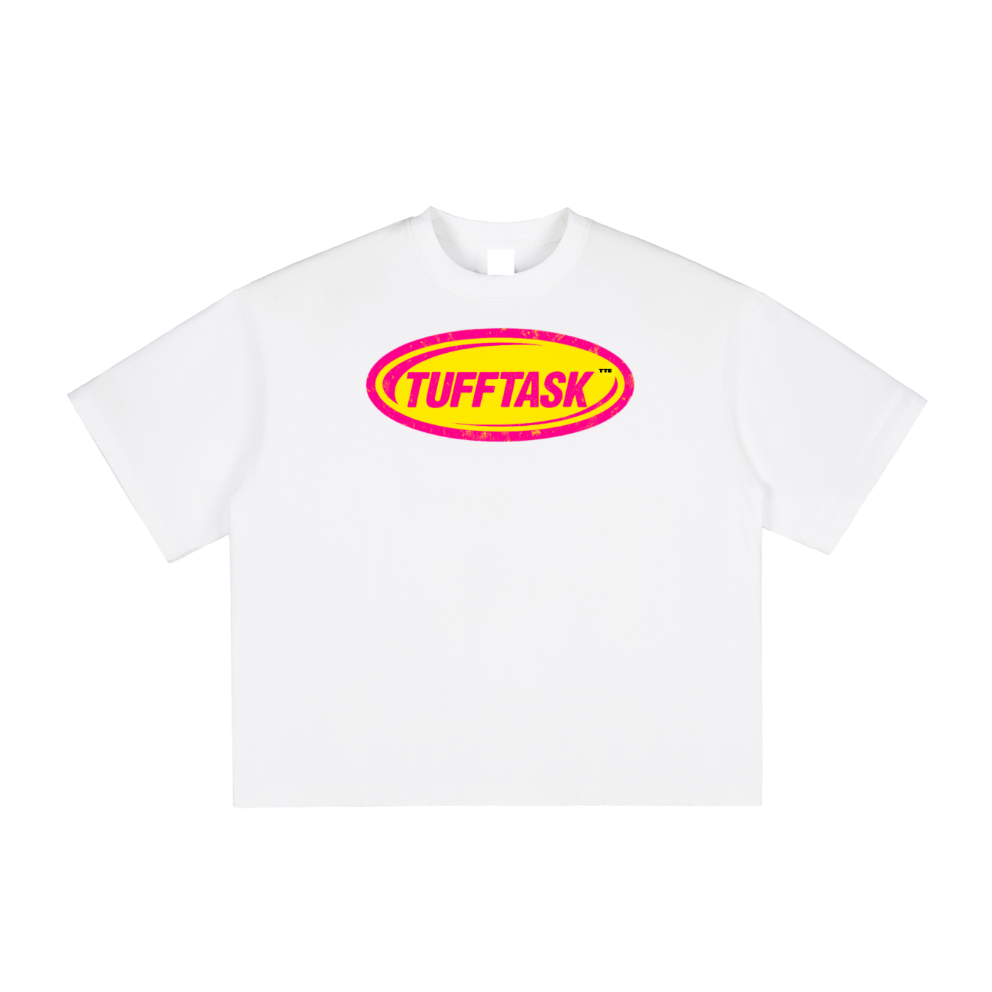 TUFFTASK Vintage Washed Boxy FIT T-Shirt