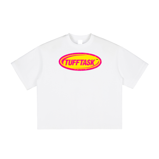 TUFFTASK Vintage Washed Boxy FIT T-Shirt