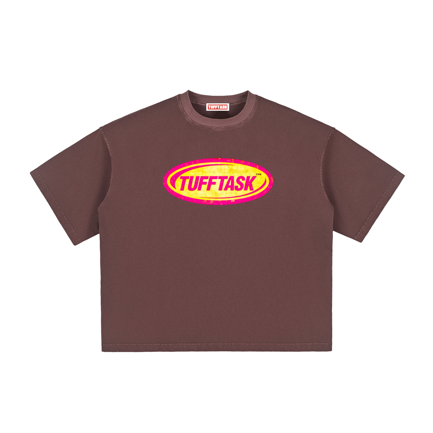 TUFFTASK Vintage Washed Boxy T-Shirt