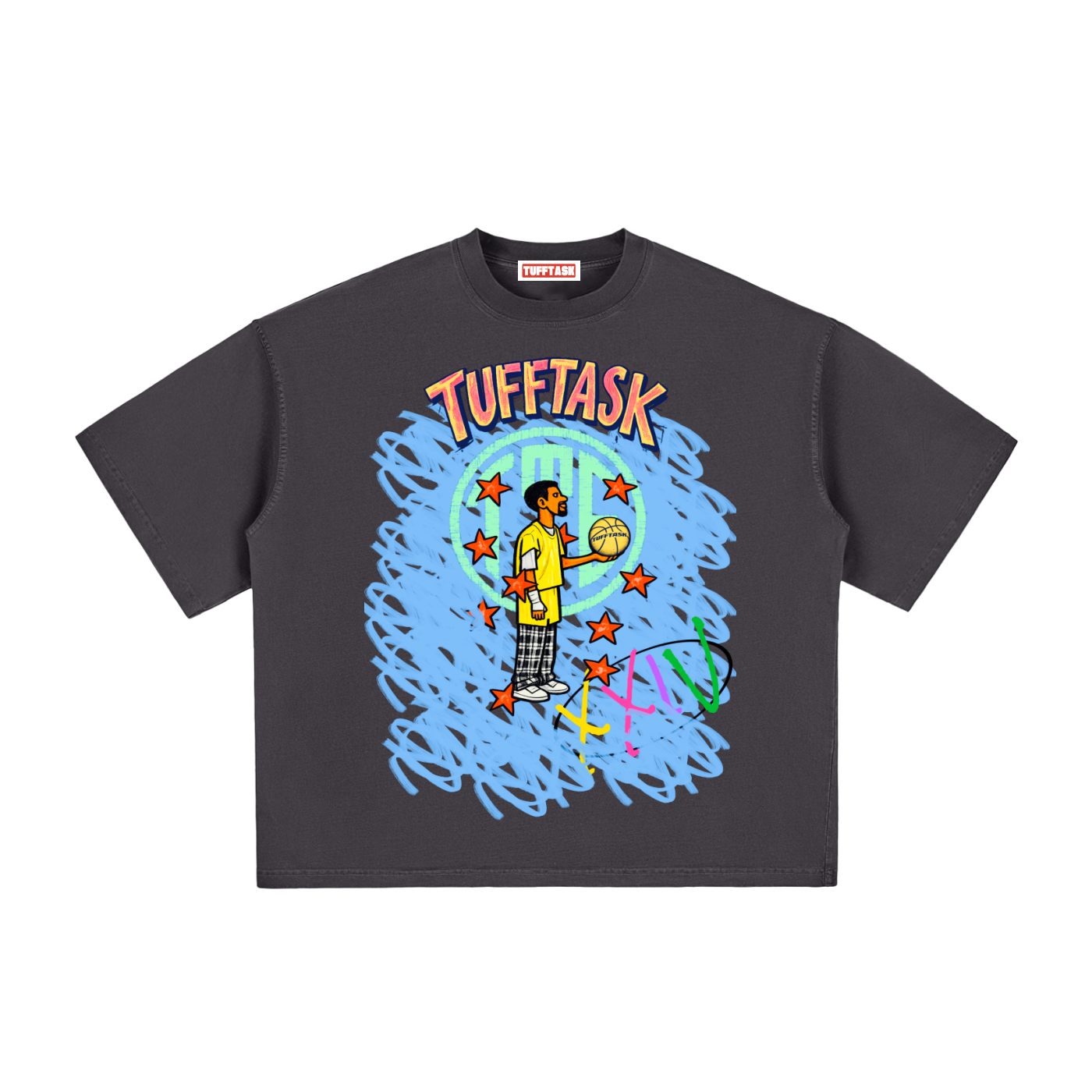 Vintage Washed Kobe Pajama Boxy T-Shirt