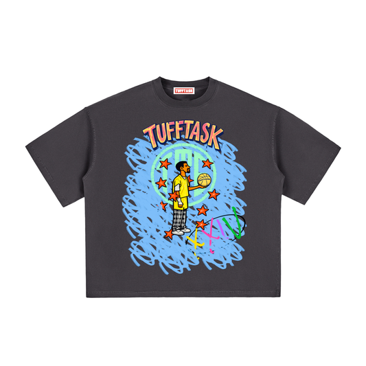 Vintage Washed Kobe Pajama Boxy T-Shirt