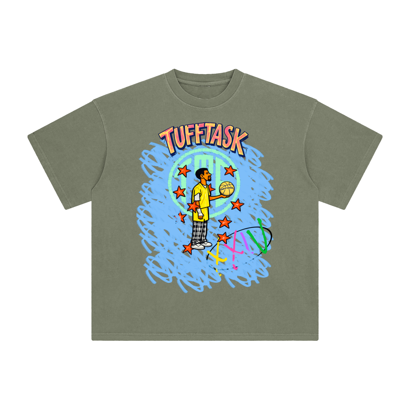 Enzyme Washed T-Shirt