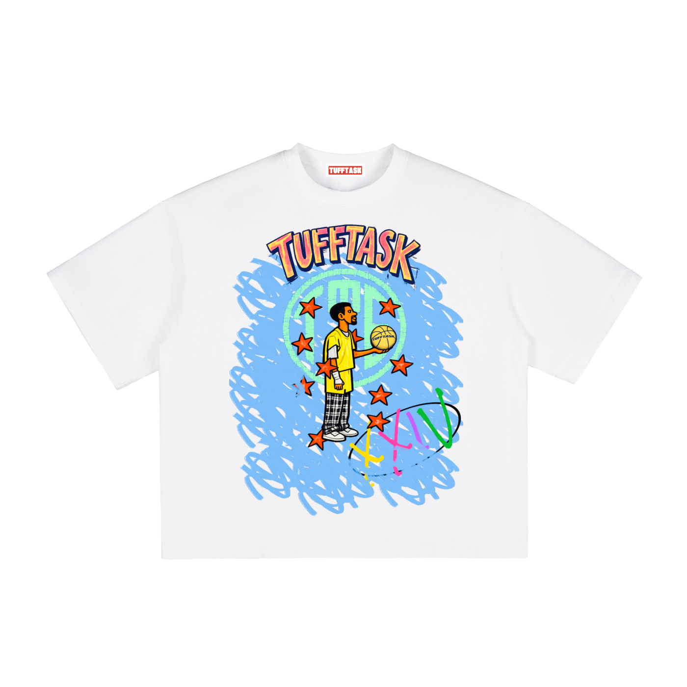 Vintage Washed Kobe Pajama Boxy T-Shirt