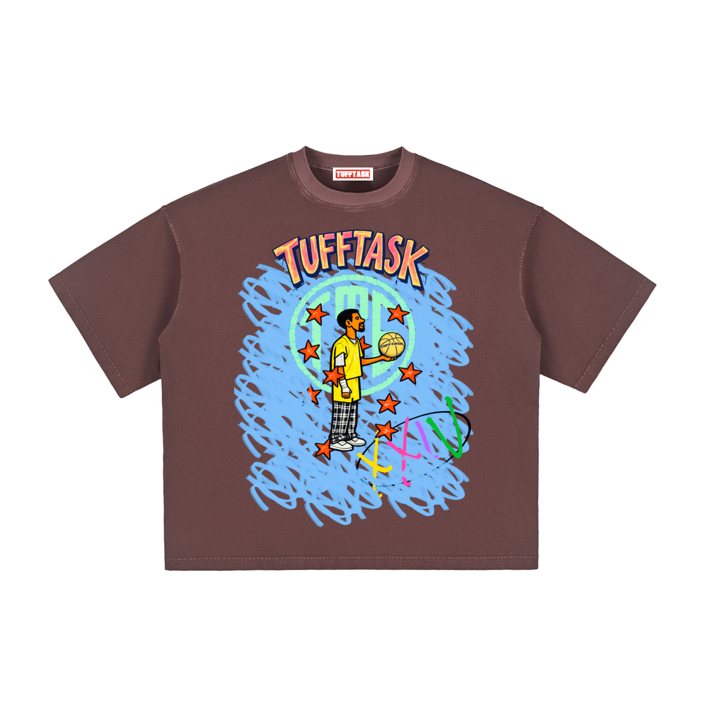 Vintage Washed Kobe Pajama Boxy T-Shirt