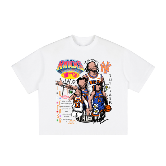 Vintage Washed Jalen Brunson NYC Boxy T-Shirt