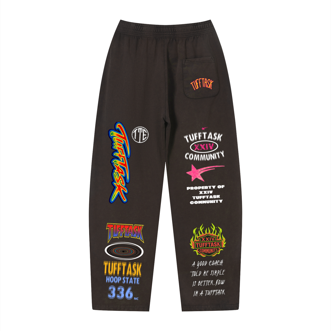 Unisex Vintage Wash Loose Sweatpants
