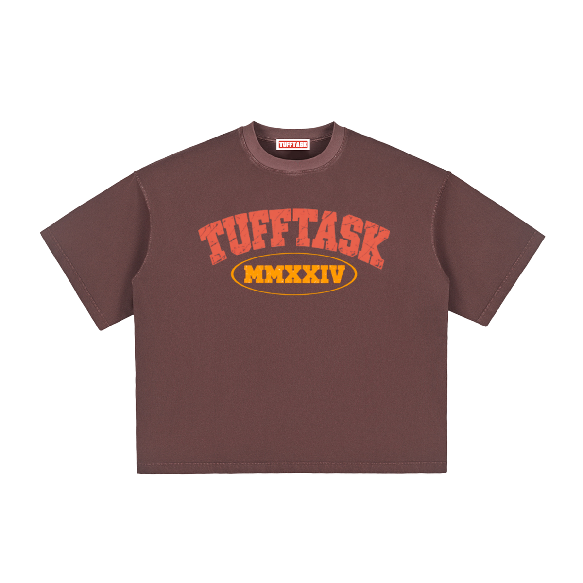 TUFFTASK Vintage Washed Boxy T-Shirt