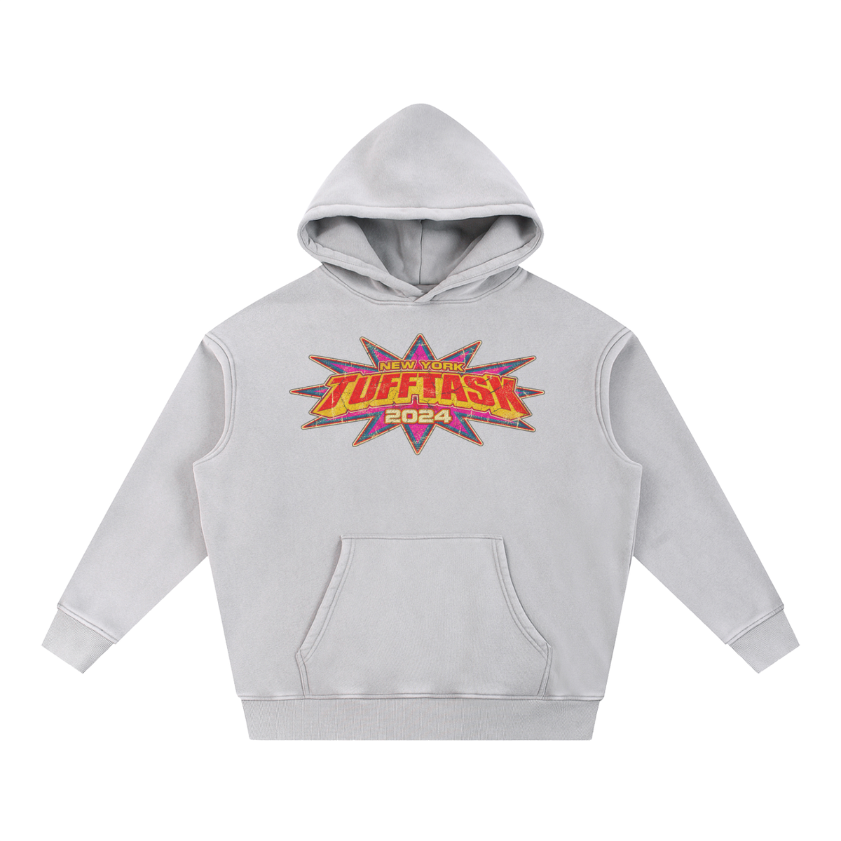 TUFFTASK Washed Fleece Oversize Hoodie
