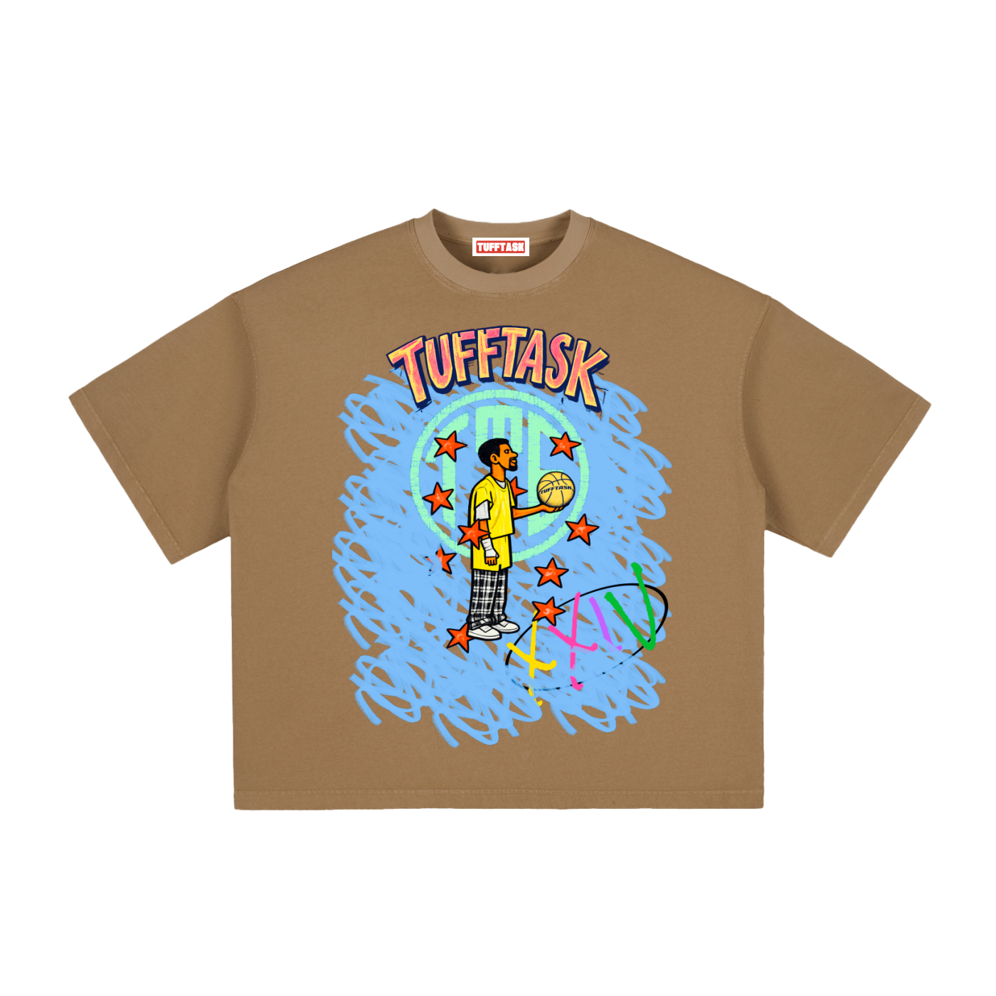 Vintage Washed Kobe Pajama Boxy T-Shirt