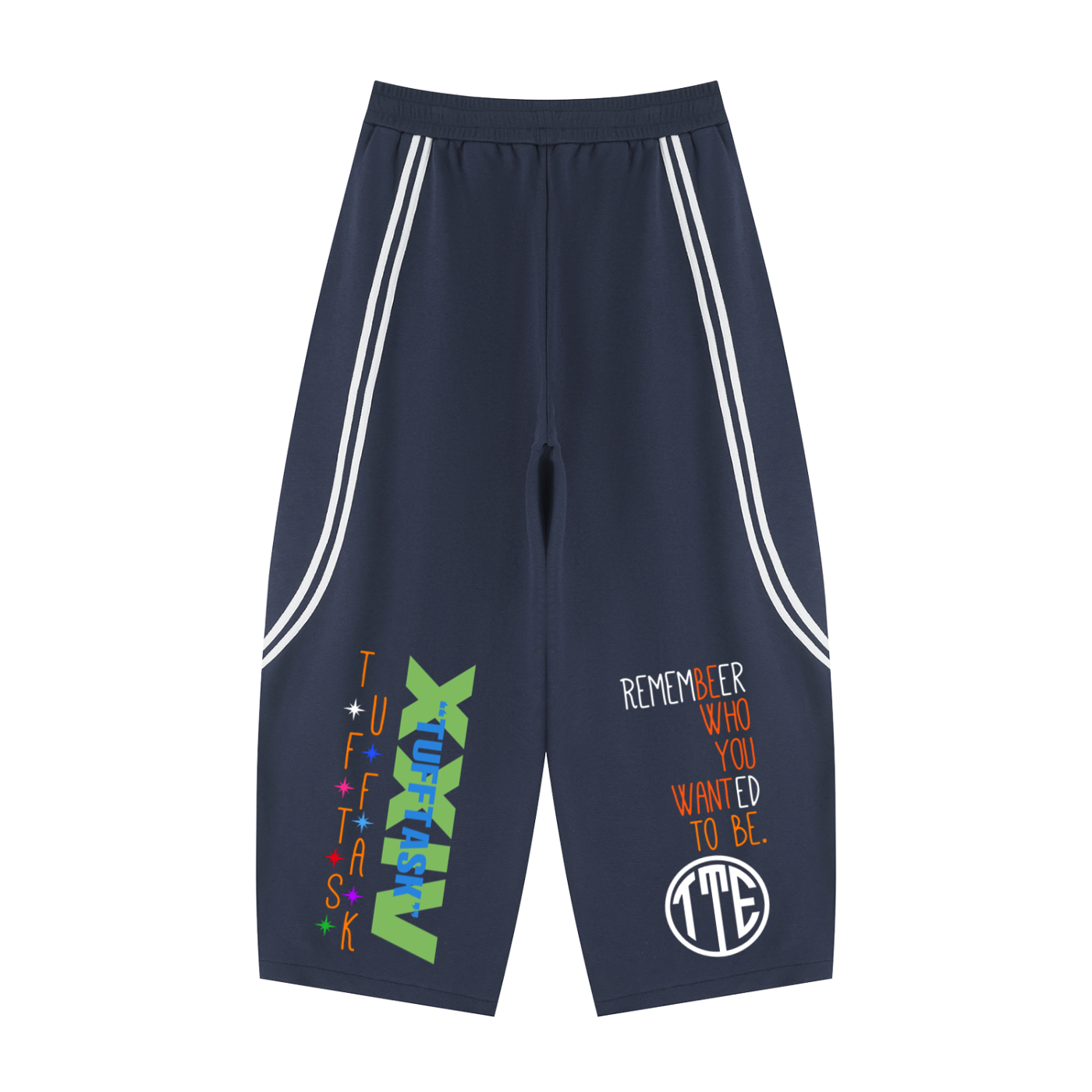 Unisex Wide Leg Piping Sweatpants