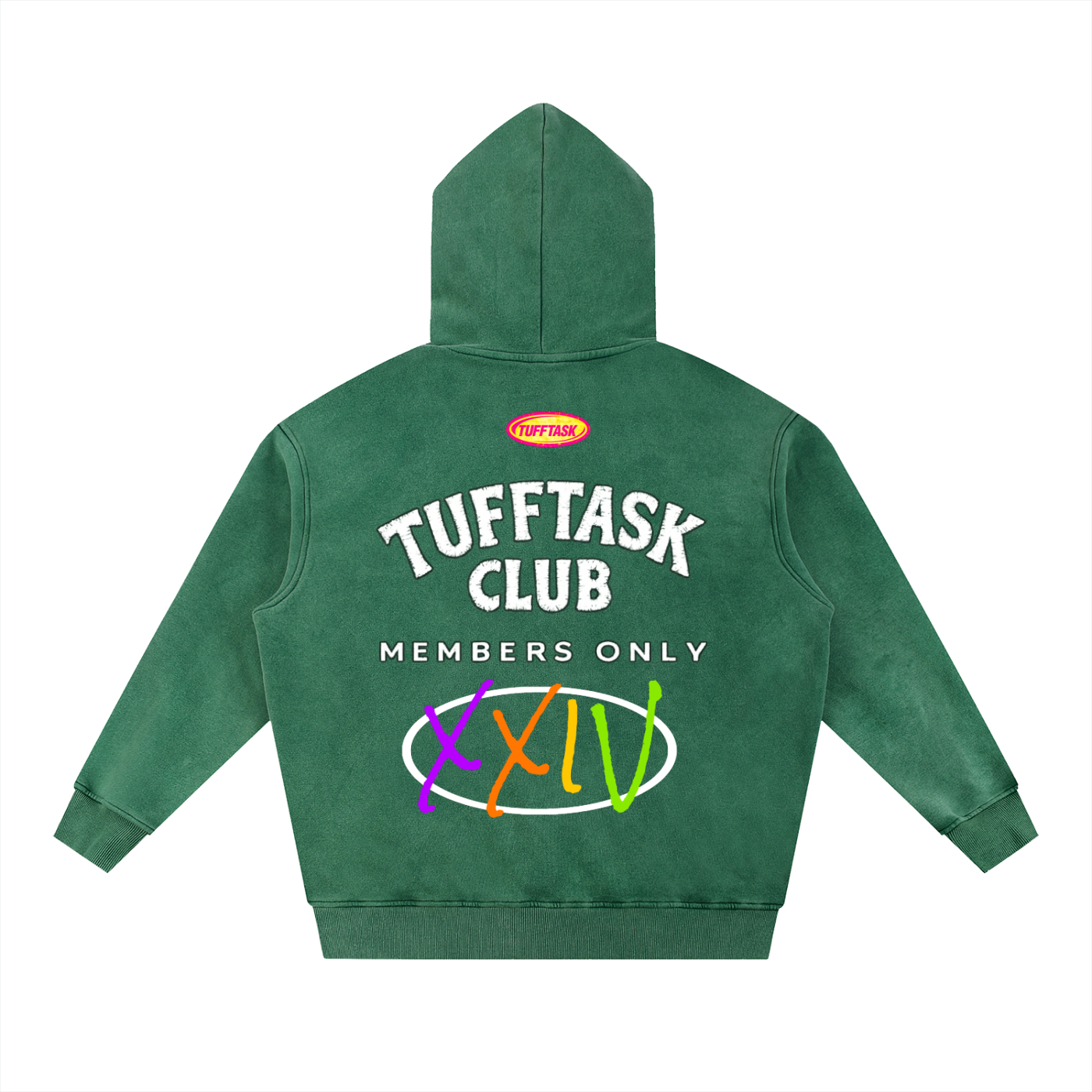 Snow Wash Fleece Oversize Hoodie