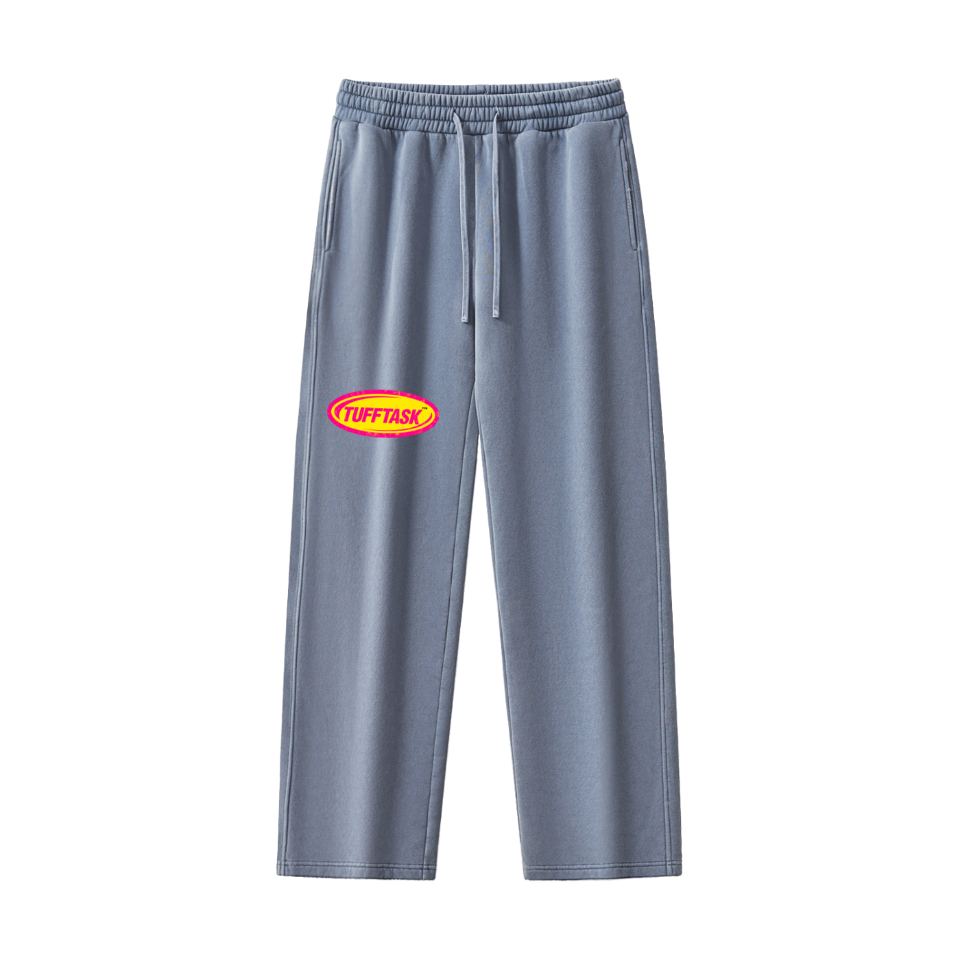 Frayed Enzyme Washed Fleece Sweatpants