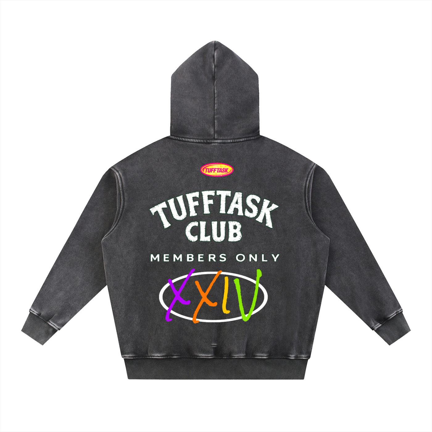 Snow Wash Fleece Oversize Hoodie