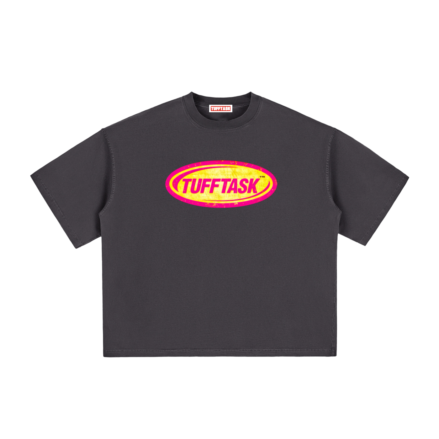 TUFFTASK Vintage Washed Boxy T-Shirt