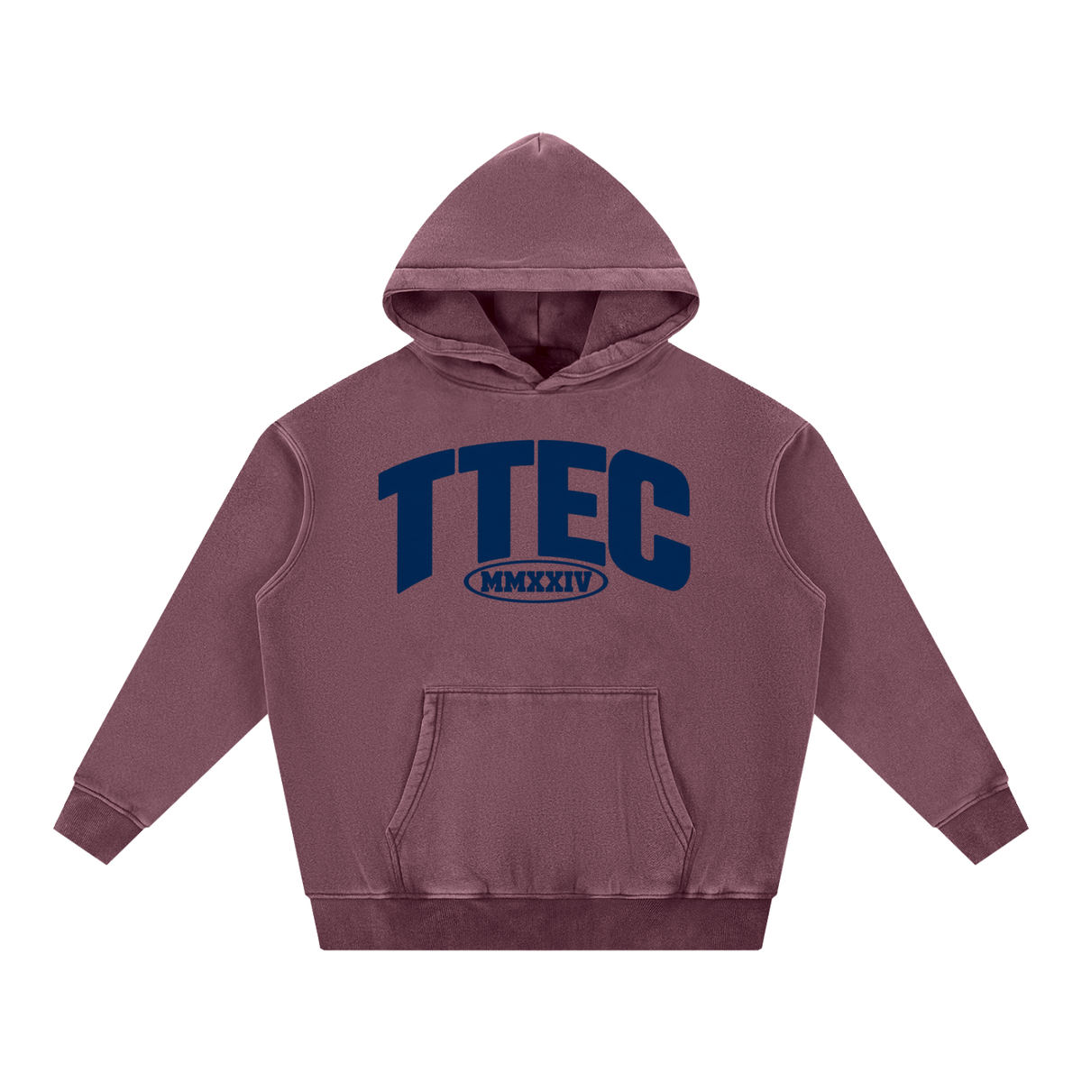 TUFFTASK Washed Fleece Oversize Hoodie