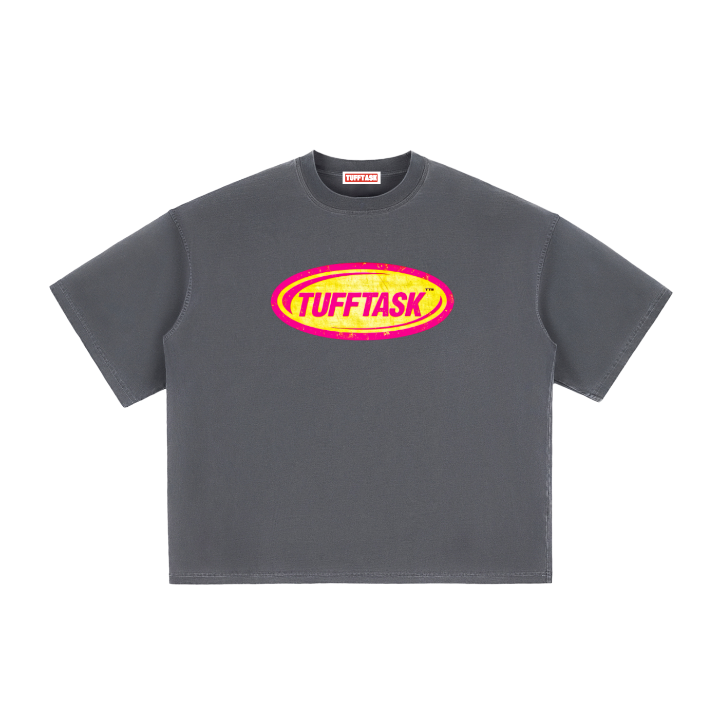 TUFFTASK Vintage Washed Boxy T-Shirt