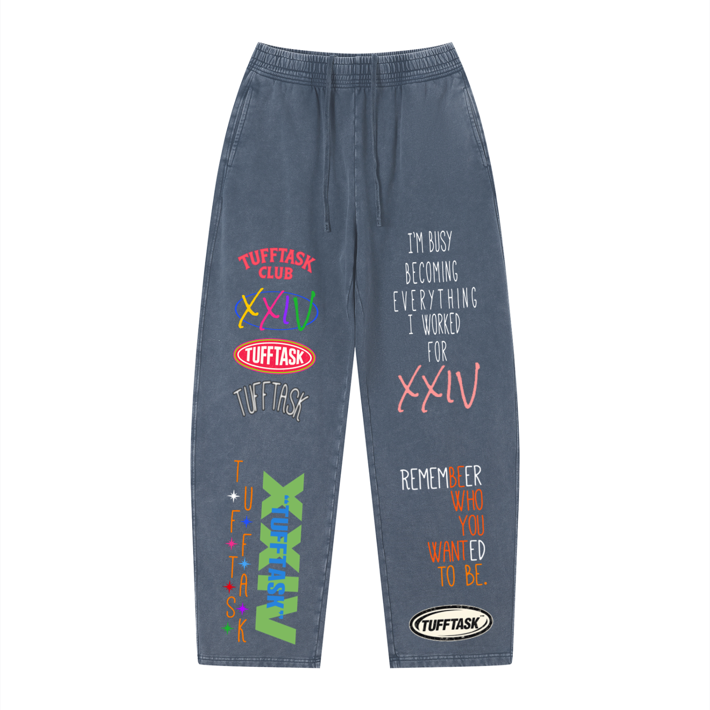 Unisex Vintage Wash Loose Sweatpants