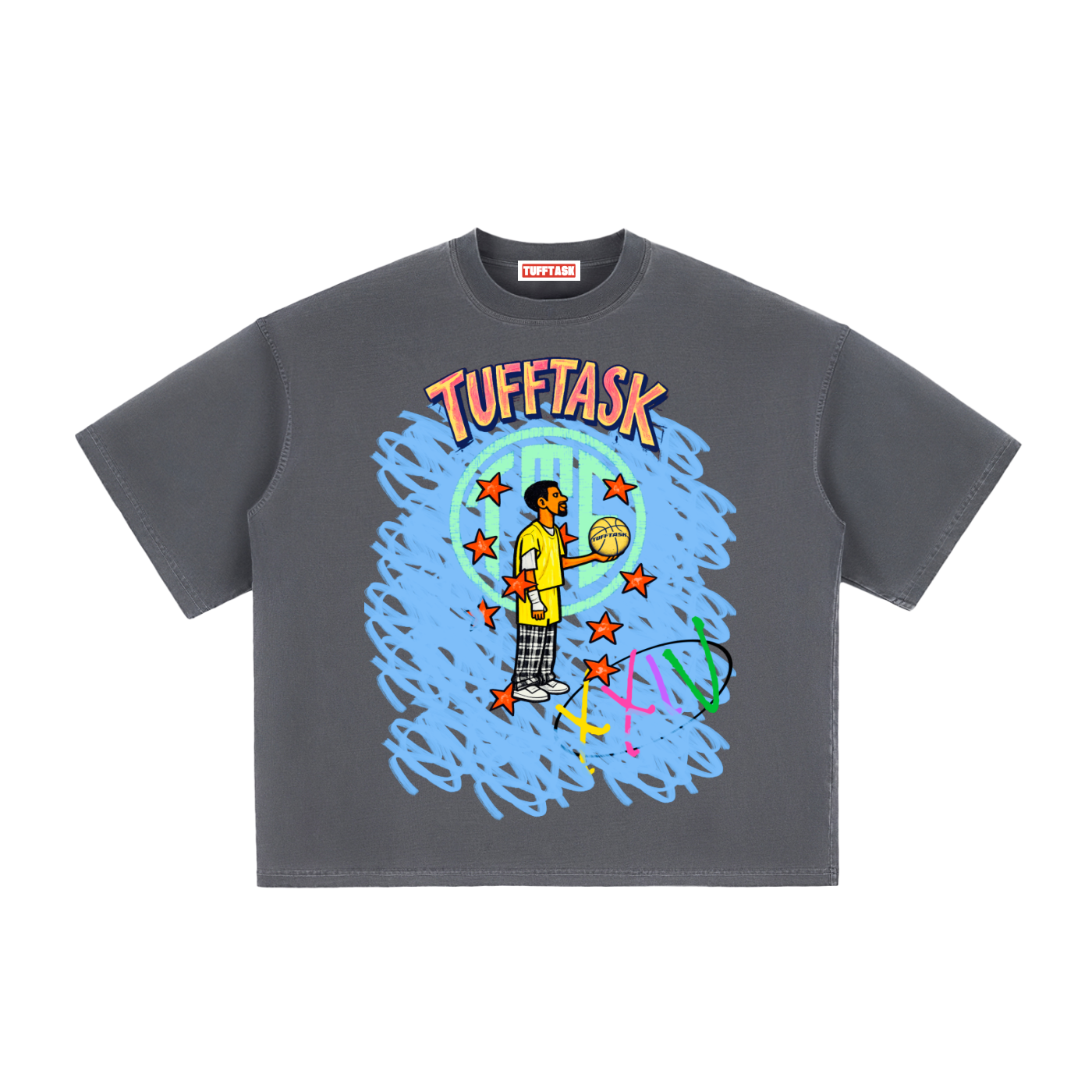 Vintage Washed Kobe Pajama Boxy T-Shirt