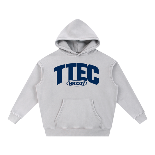 TUFFTASK Washed Fleece Oversize Hoodie