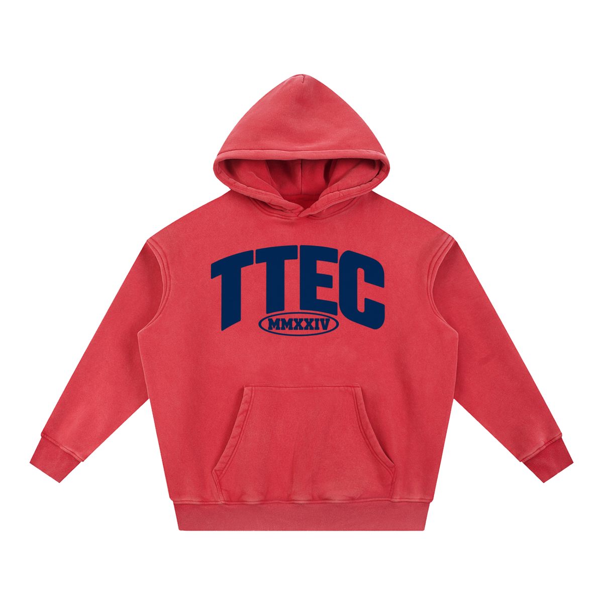 TUFFTASK Washed Fleece Oversize Hoodie