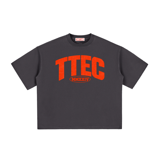 TUFFTASK ELITE COMMUNITY Vintage Washed Boxy T-Shirt