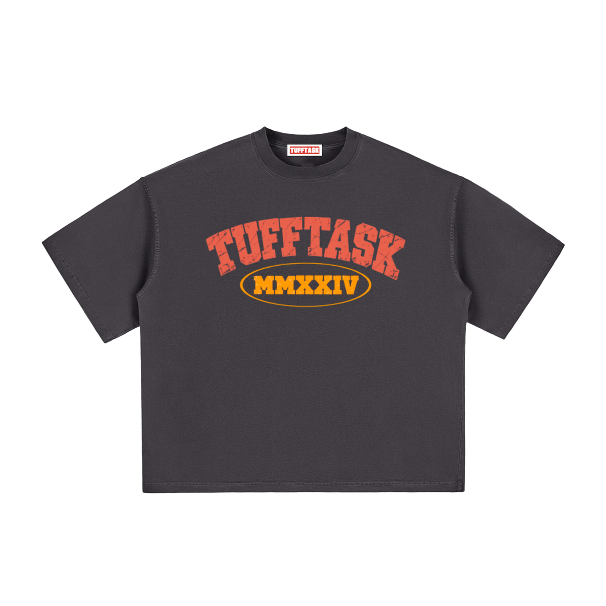 TUFFTASK Vintage Washed Boxy T-Shirt