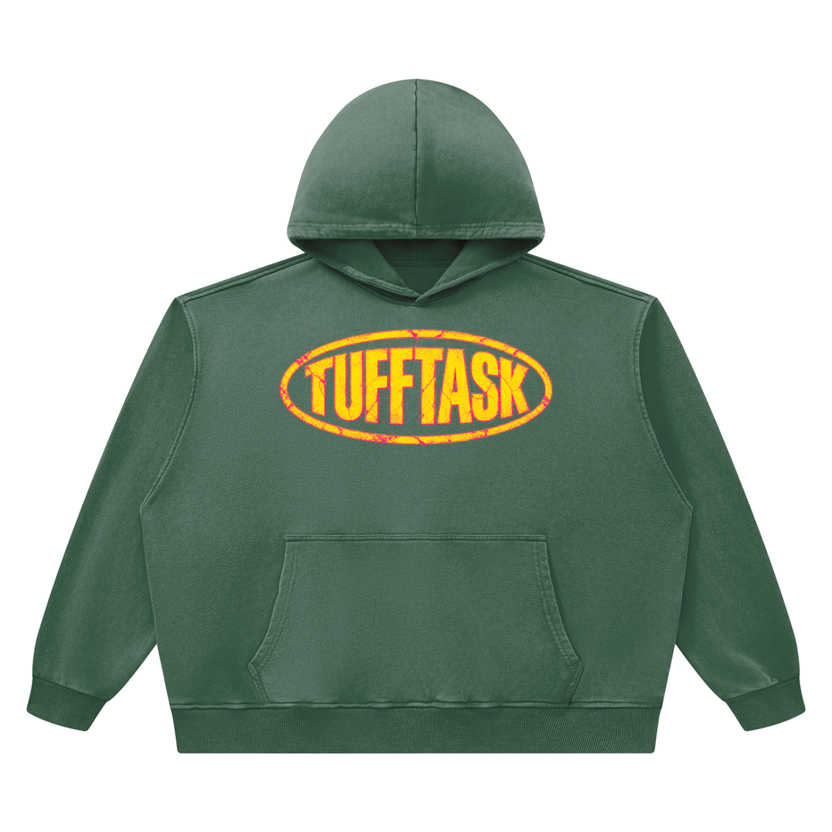 TUFFTASK Vintage Wash Boxy Hoodie