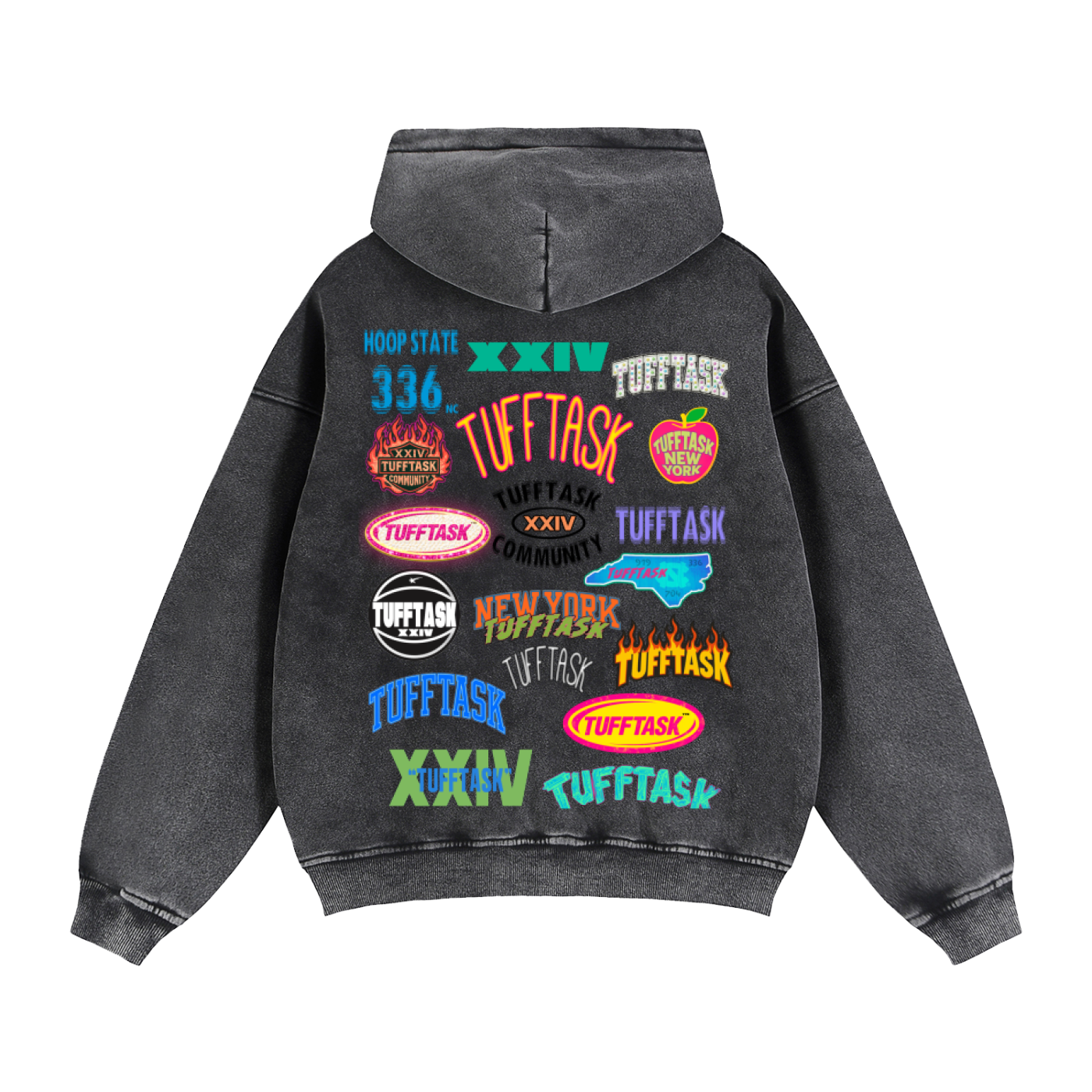 Zip-Through Boxy Fleece Hoodie