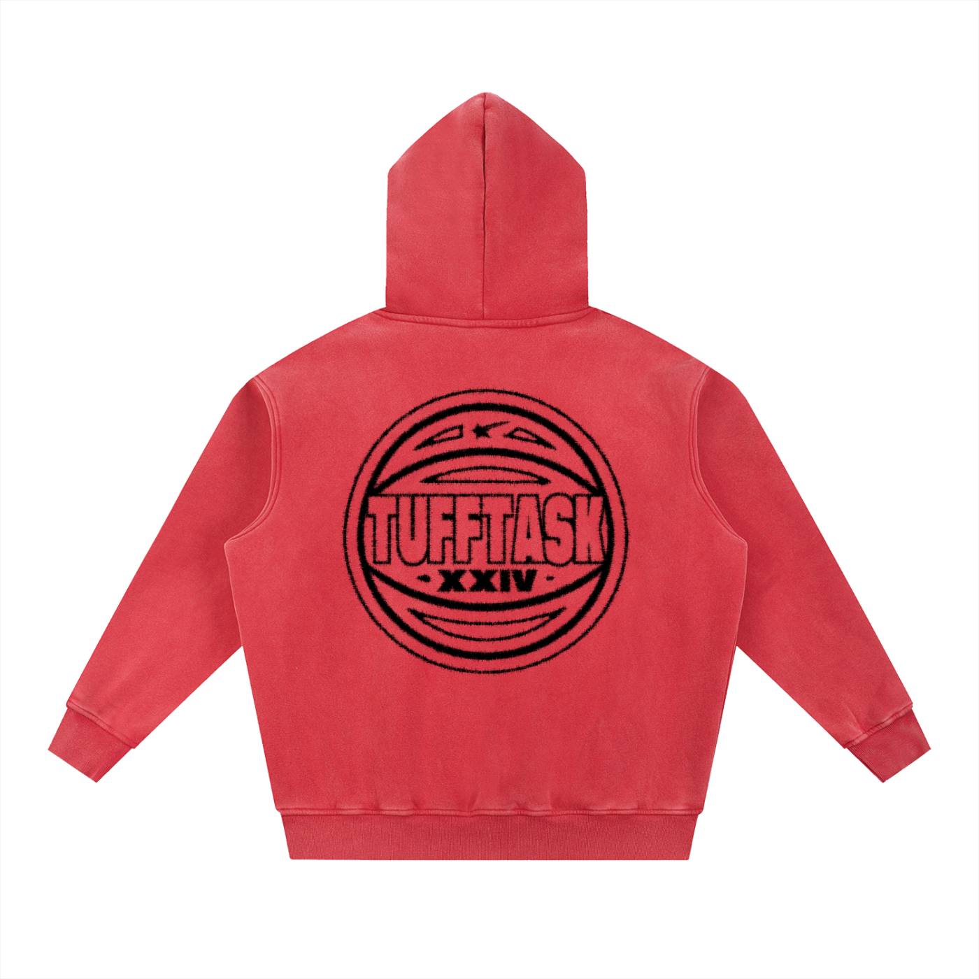 Snow Wash Fleece Oversize Hoodie