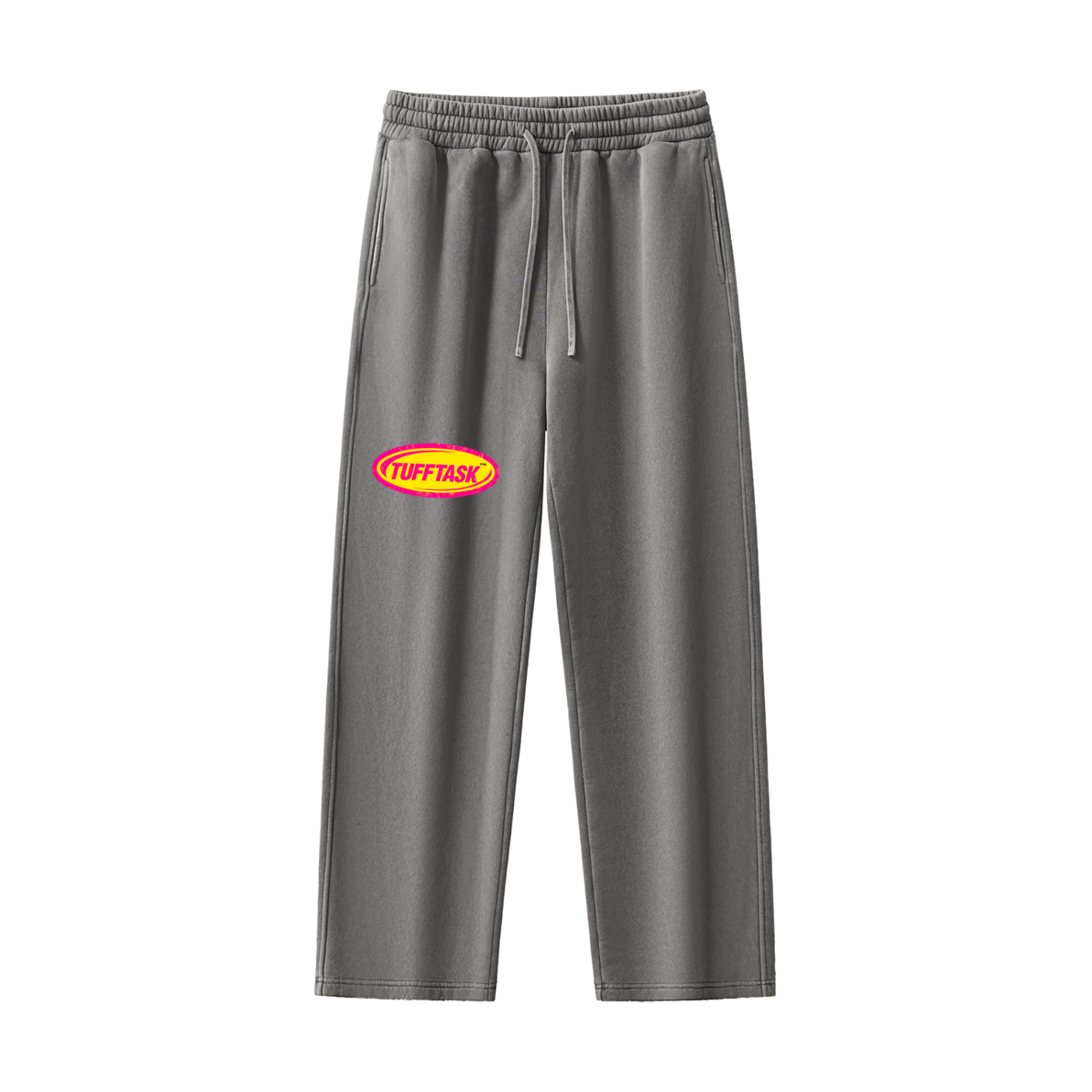 Frayed Enzyme Washed Fleece Sweatpants