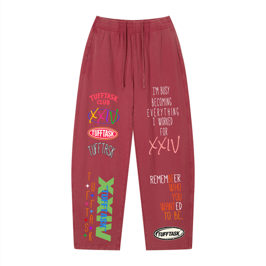 Unisex Vintage Wash Loose Sweatpants